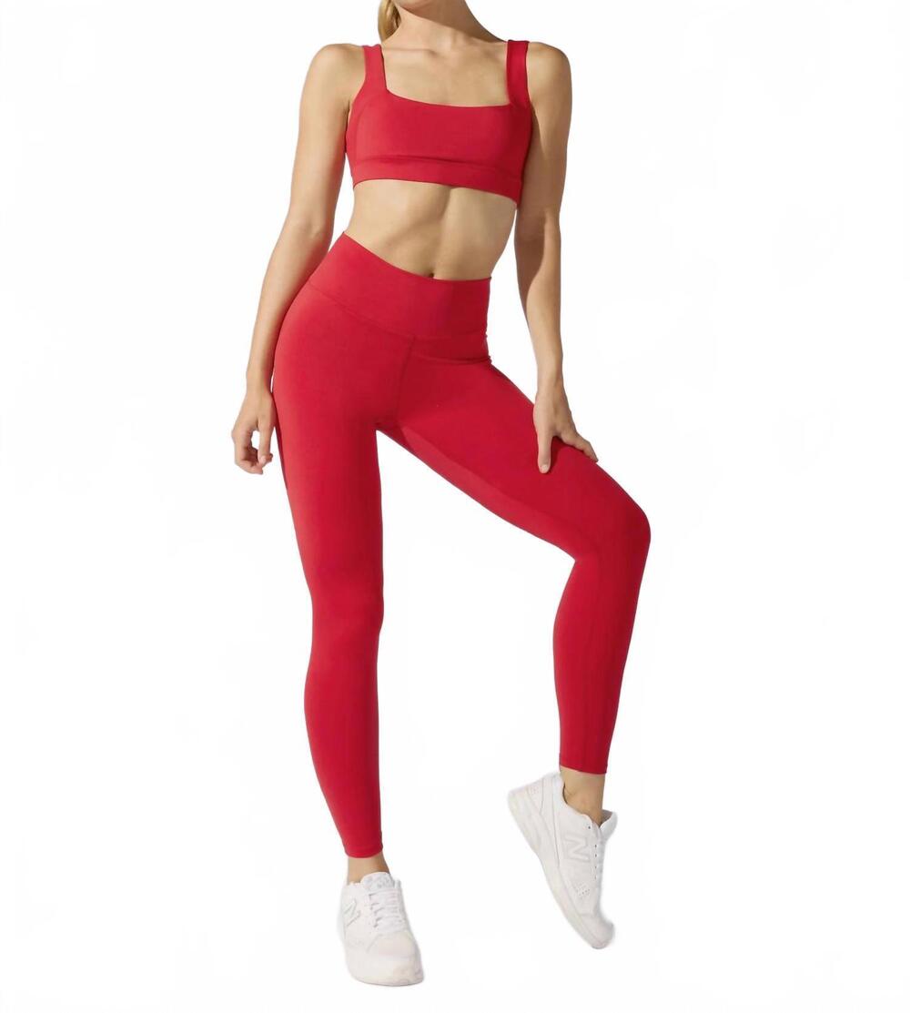 NEW HEROINE SPORT vital high-performance legging in poppy red